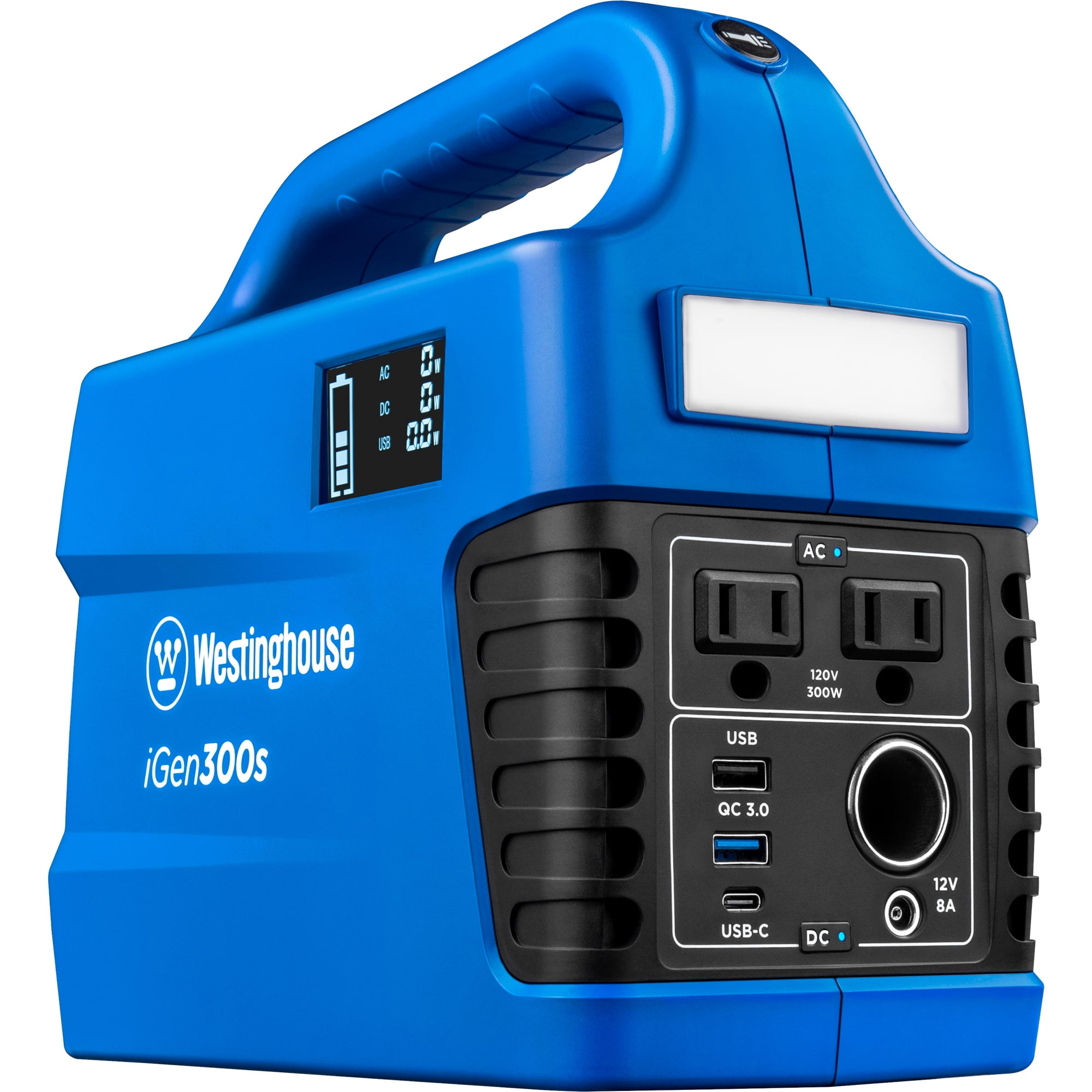 Westinghouse Portable Power Station 296Wh Lithium-Ion Battery, 600W Solar Generator, Pure Sine Wave