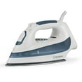 thumbnail image 1 of Westinghouse Professional Steam Iron with 7.4 Ounce Water Tank, 1200 Watts, Stainless Steel Soleplate, White with Dark Blue Accents, 1 of 5