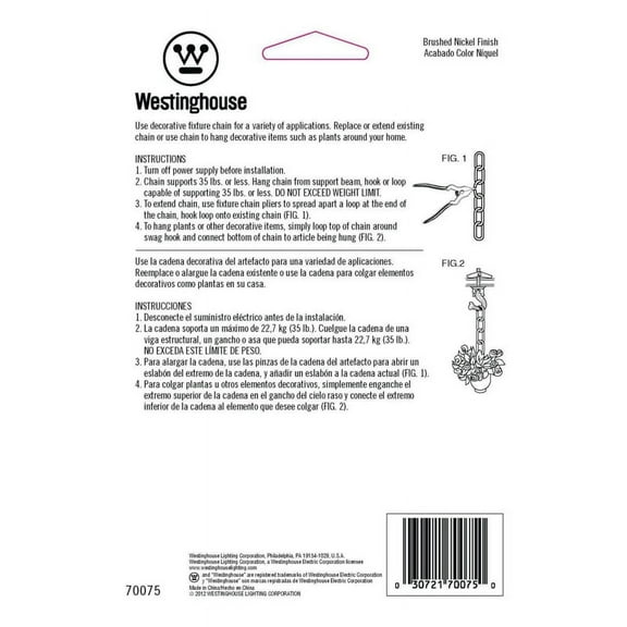Westinghouse Pull Chain
