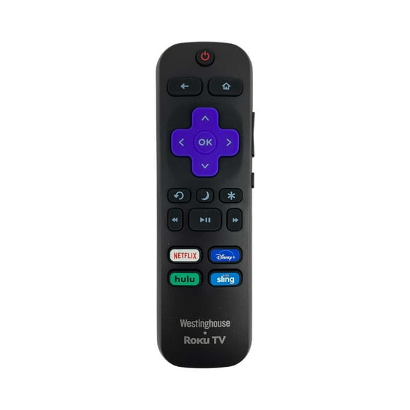 Westinghouse Remote (RC-AFIR) with Netflix/Disney/Hulu/Sling Keys - Black