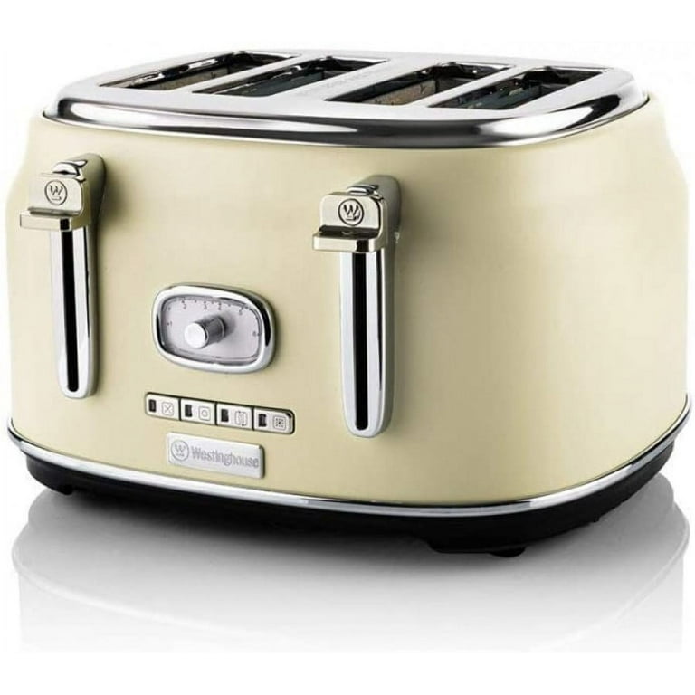 Westinghouse Retro Slice Toaster, white