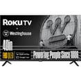 thumbnail image 1 of Westinghouse Roku TV - 40 Inch Smart TV, FHD QLED Television w/Dolby Digital+, Wi-Fi & Mobile App Connectivity, Flat Screen, Bluetooth, Compatible w/Apple AirPlay, Alexa, & Google Assistant, 1 of 10
