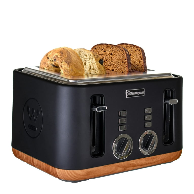 Westinghouse Homeware USA Four Wide Slot Slice Toaster Faux