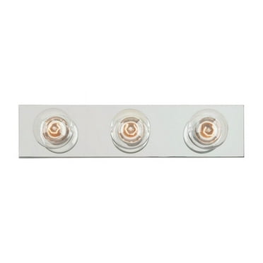 Westinghouse Silver 3 lights Incandescent Bathroom Bar Fixture Wall Mount