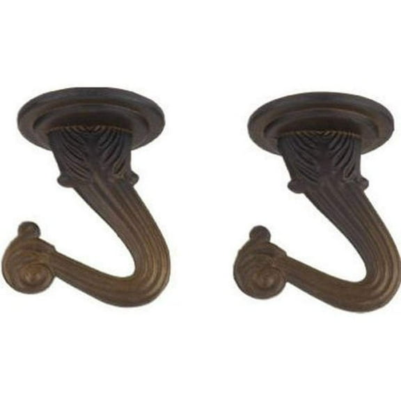 Westinghouse Two Swag Hardware Hooks, Oil Rubbed Bronze, 6/72 Pack