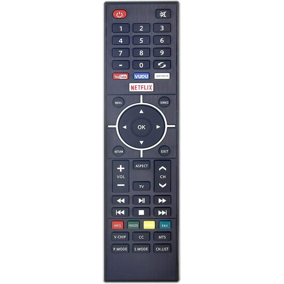Westinghouse Version 1 TV Remote Control w/ Netflix YouTube Keys for WD40FB2530
