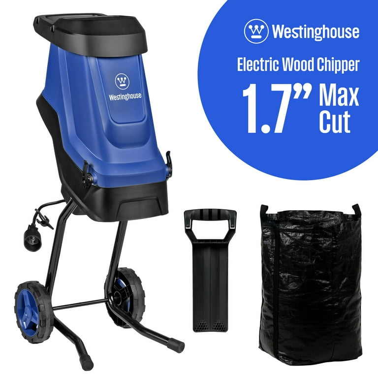 Westinghouse, Electric Mulcher Chipper Shredder, 1.7-Inch, 15A