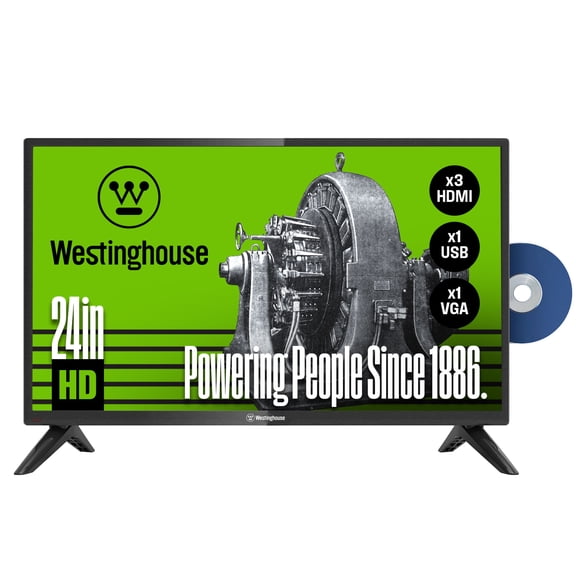 Westinghouse WD24HX5201 24" 720p HD LED TV with Built-in DVD Player