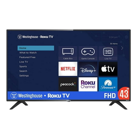 Westinghouse - 43" FHD Smart Roku TV