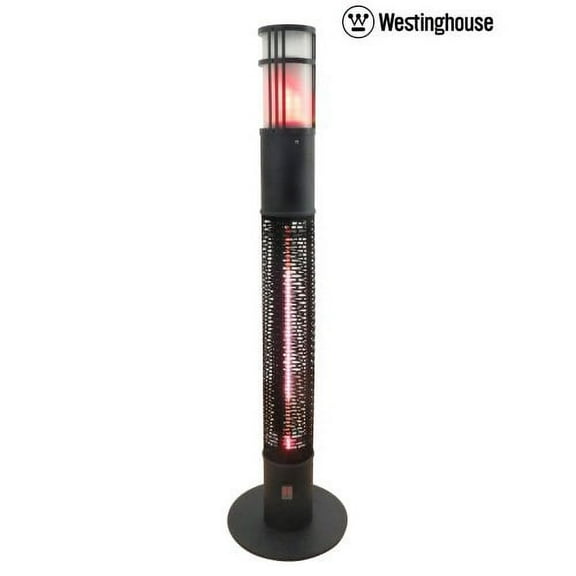 Westinghouse WES31-1588 Westinghouse Infrared Electric Outdoor Heater Portable with Gold Tube & Flame