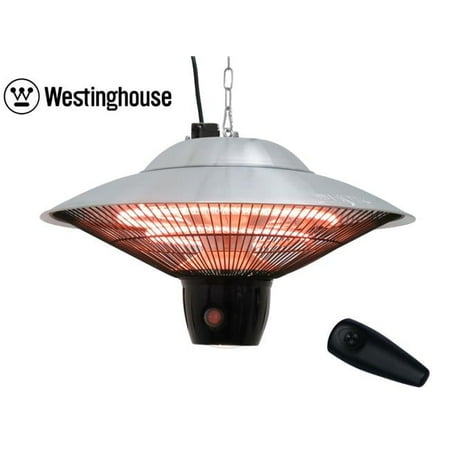 Westinghouse WES31-1544 Westinghouse Infrared Electric Outdoor Heater with LED Light - Hanging with Remote Control