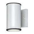 thumbnail image 1 of Westinghouse Westinghouse Lighting 6580700 Mayslick Contemporary One-Light Dimmable LED Outdoor Wall Light Sconce, Dark Sky Friendly, Nickel Luster Finish, Frosted Glass, 1 of 5