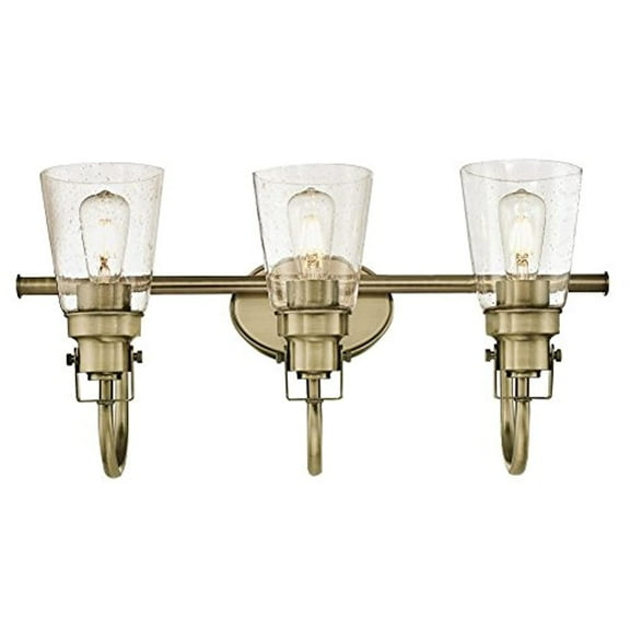 Westinghouse 6334000 Ashton 3 Light 24" Wide Bathroom Vanity Light - Brass