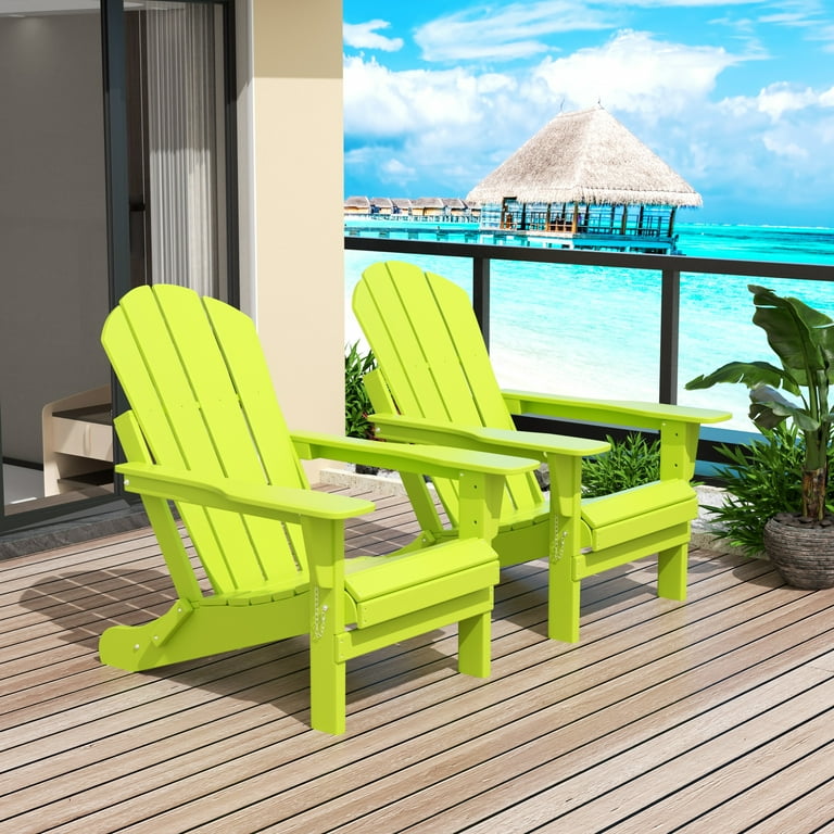 Lime green patio sale chairs