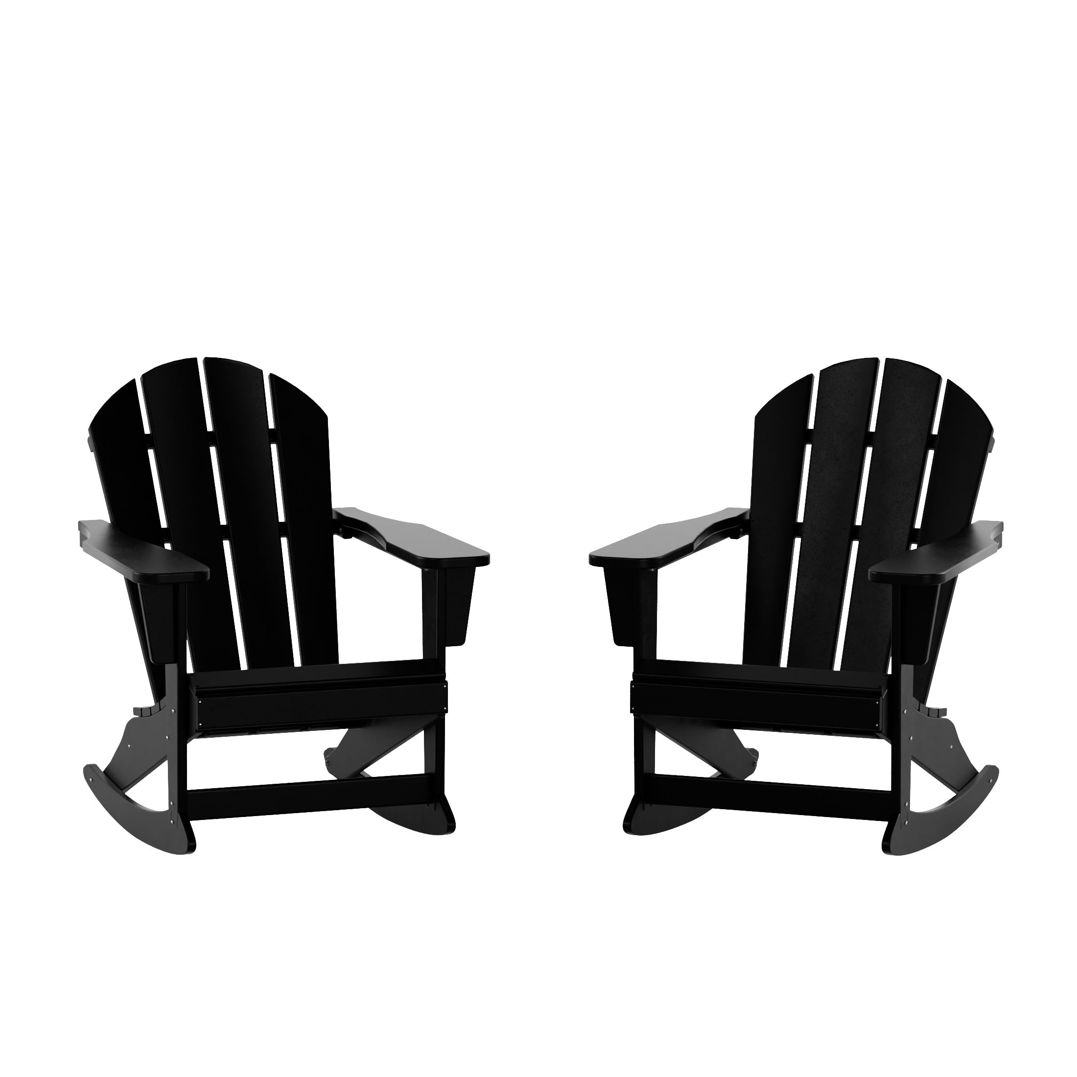 Westintrends Malibu Outdoor Rocking Chair Set of 2, All Weather