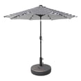 thumbnail image 1 of Westlake 9 Ft Solar LED Patio Umbrella with Bronze Round Base Included, 1 of 5