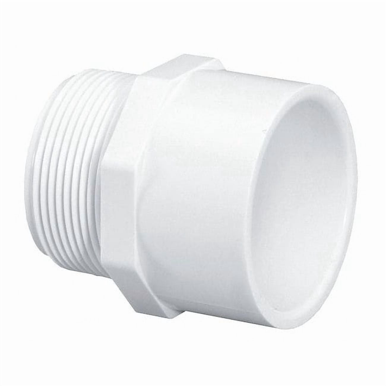 PVC Male Adapter, MNPT x Socket, 6 in Pipe Size 436060 - Walmart.com