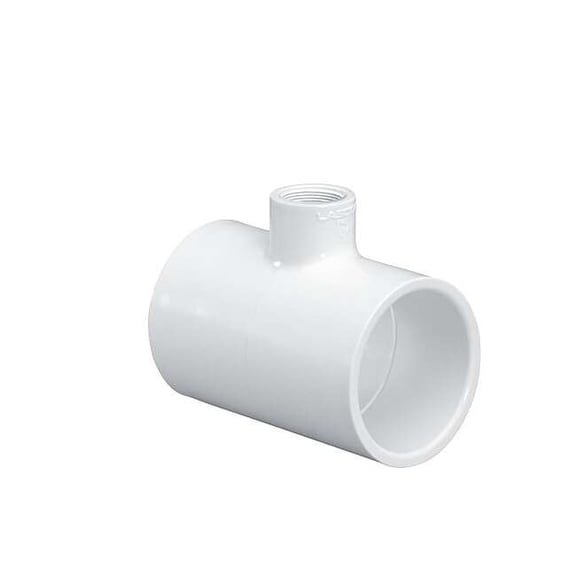Westlake Pipe & Fittings Reducing Tee, 8 x 8 x 4 in, Schedule 40 401582