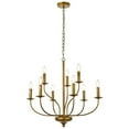 thumbnail image 1 of Westley 9 lights pendant in brass, 1 of 5