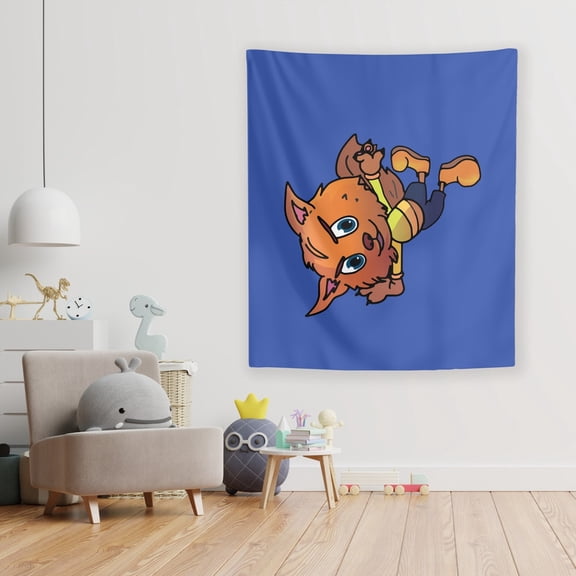Westley the Werewolf Wall Tapestry by Dancing Littles Jungle