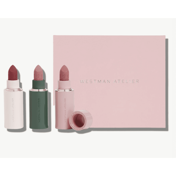 Westman Atelier Lip Suede Matte Lipstick Trio