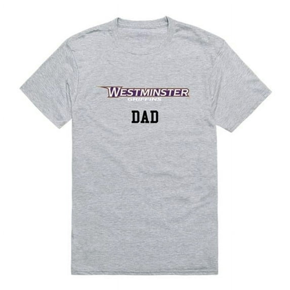 Westminister College College Dad T-Shirt, Heather Grey - Extra Large