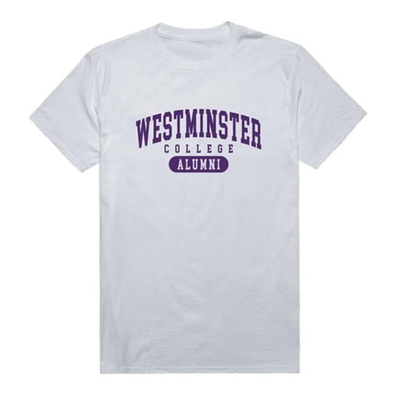 Westminister College Men Alumni T-Shirt, White - Extra Large