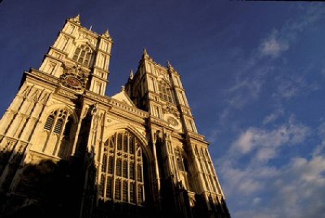 Westminster Abbey London England Canvas Art - Walter Bibikow DanitaDelimont (36 x 24)