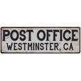 thumbnail image 1 of Westminster, Ca Post Office Sign Vintage 6x18 206180011333, 1 of 1