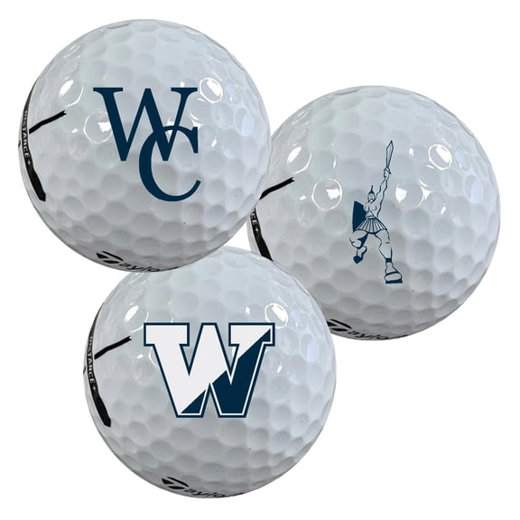 Westminster College Griffins Logo Edition Officially Licensed NCAA Taylormade Distance+ Golf Balls 12-Pack (Dozen)