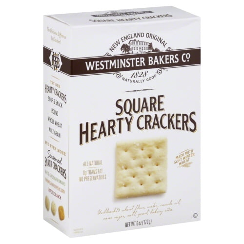 Westminster Cracker Hearty Squares 6 oz (Pack of 12)