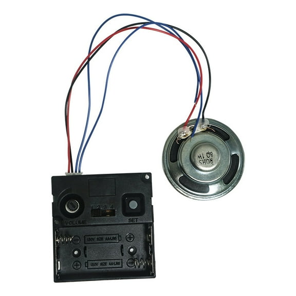 Westminster Music Box Clock Movement  Battery-Powered DIY Quartz Clock Mechanism for Craft, Cross-Stitch, Frameless & Floor Clocks