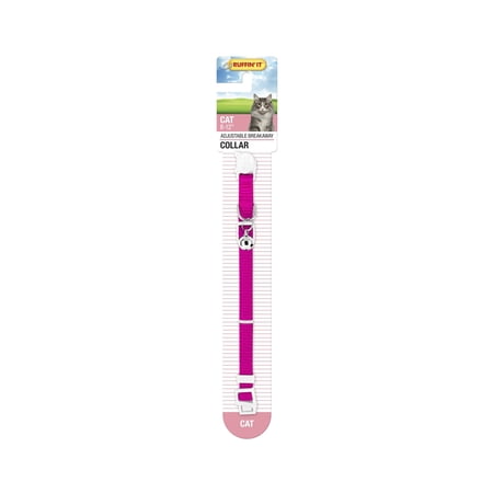 Westminster Pet 7N31749 Ruffin' It Breakaway Cat Collar, Pink, 8 - 12"