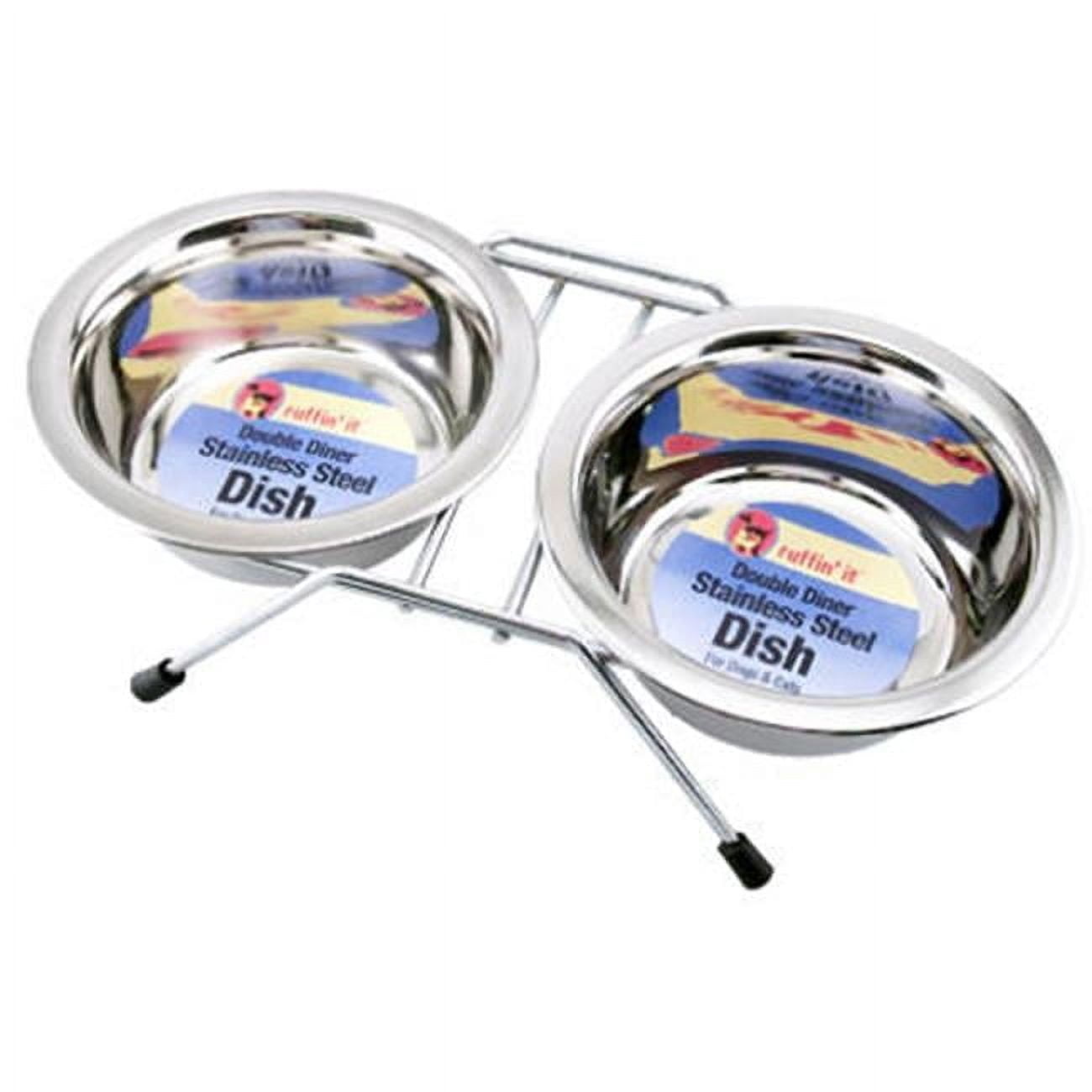 Westminster Pet Products 19416 16 oz. Stainless Steel Double Diner Pet Bowl