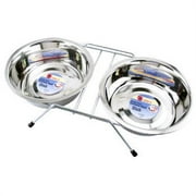 Westminster Pet Products 19464 32 oz. Stainless Steel Double Diner Pet Bowl