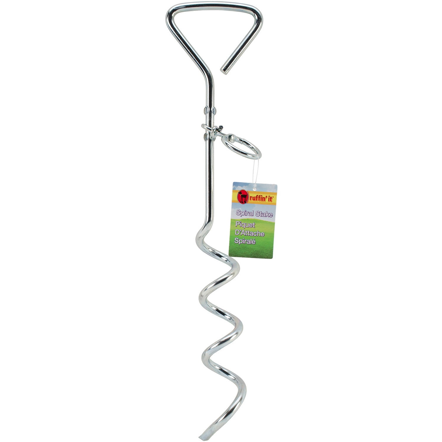 Westminster Pet Products Corkscrew Tie Out Stake Dog Leash Securer, 15