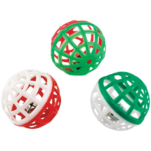 Westminster Pet Products Small Play Balls with Bell Cat Toy