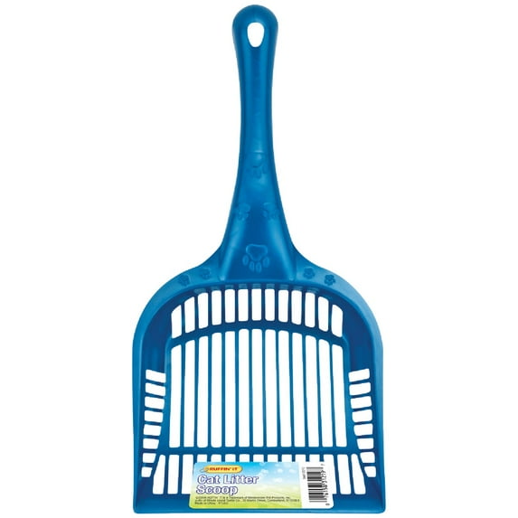 Westminster Pet, Ruffin' it Cat Litter Scoop, Plastic, Blue