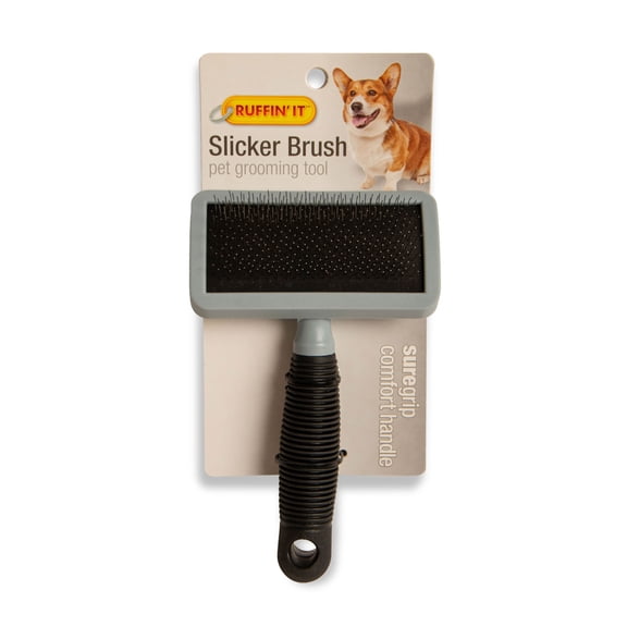Westminster Pet Ruffin' it Metal Bristle Pet Grooming Slicker Brush 19752