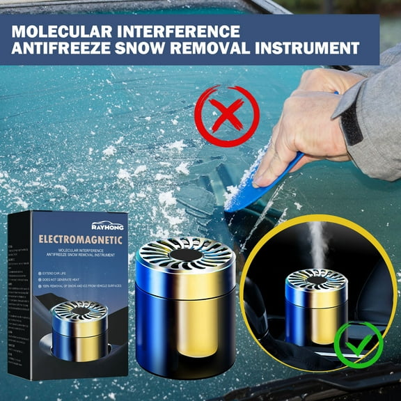 Westmonth Portable Car Microwave Deicer - Quick Ice & Snow Remover, Easy to Use | Winter Vehicle Protection