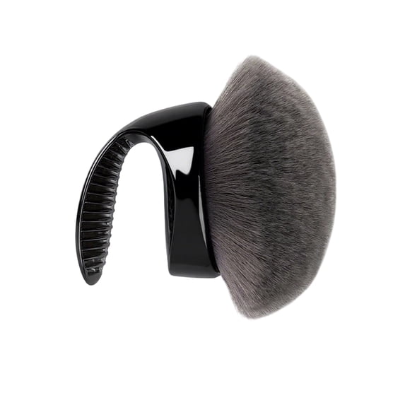 Westmore Beauty Blend & Blur Body Kabuki Brush, Oversize Self Tanner Brush for Makeup & Contour Blending, 80mm Dense Oval Head Ensures Even Application,B