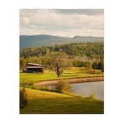 Westmore Views - Westmore Vermont Photography Rural Landscape Autumn Farmhouse Pastoral Scenic Countryside Unframed Wall Art Print 36 x 48 inches