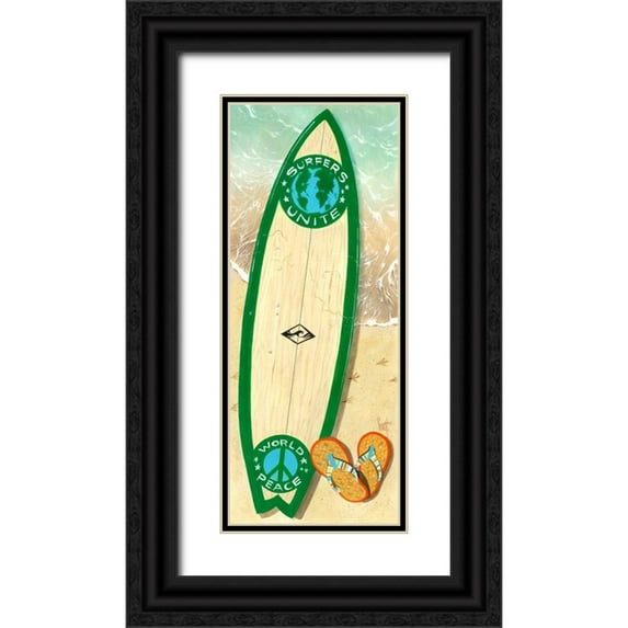 Westmoreland, Scott 15x32 Black Ornate Wood Framed with Double Matting Museum Art Print Titled - Peace Pilgrim