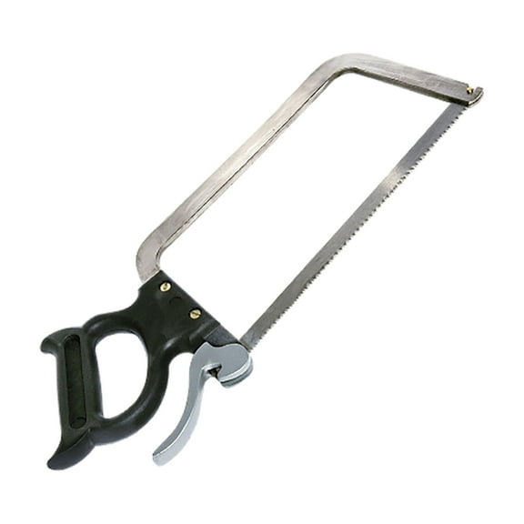 Weston Butcher Meat and Bone Saw with Stainless Steel Serrated Blade with Quick Release Handle, 22 Inch
