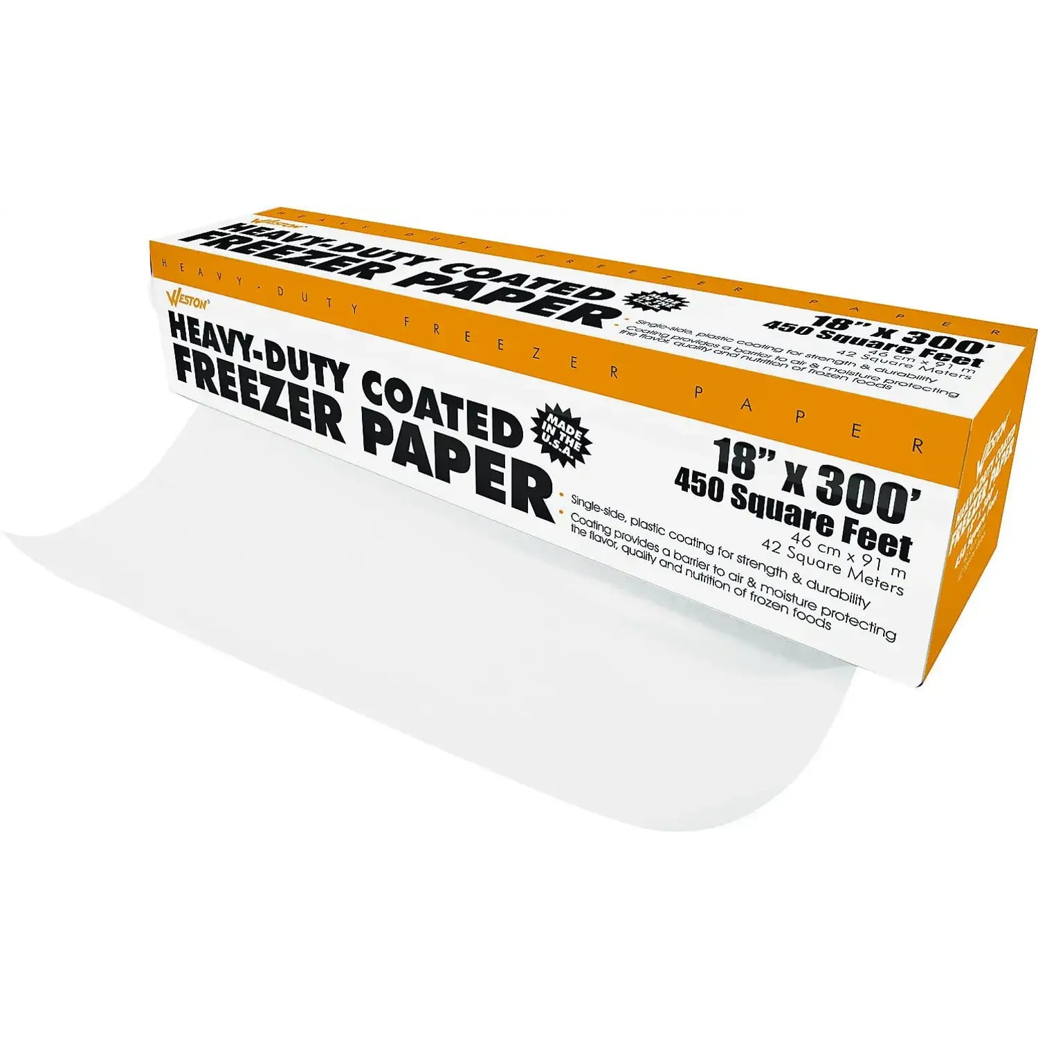Reynolds Freezer Paper Plastic Coated 18 inch Total of 150 Sq ft Butcher Wrap