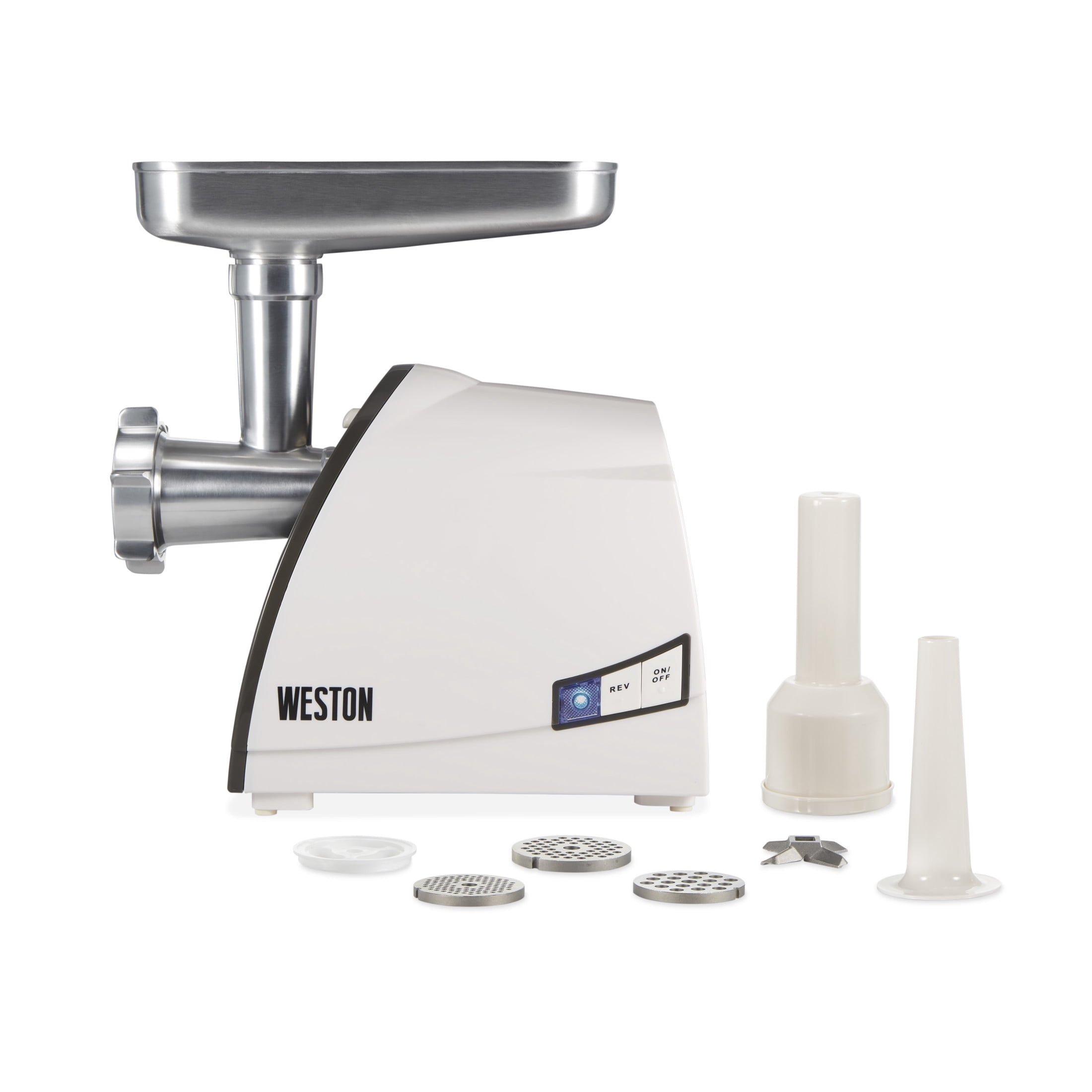 Weston Heavy Duty #8 Grinder (575 Watt), Electric Meat, Stainless