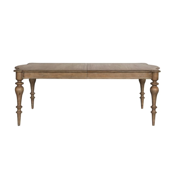 Weston Hills Wood 4-Leg Table in Brown Finish by Pulaski Furniture