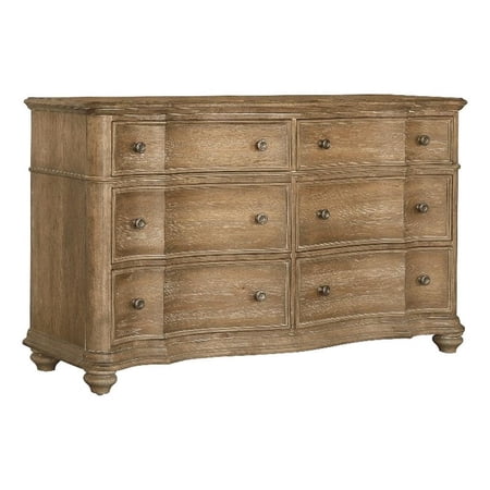 Weston Hills Wood 6-Drawer Dresser in Brown Finish by Pulaski Furniture