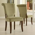 thumbnail image 1 of Weston Home Alamosa Velvet Parson Chairs - Set of 2, 1 of 11