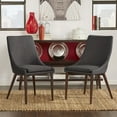 thumbnail image 1 of Weston Home Baxter Mid-Century Modern Dining Chair, Dark Gray (Set of 2), 1 of 6